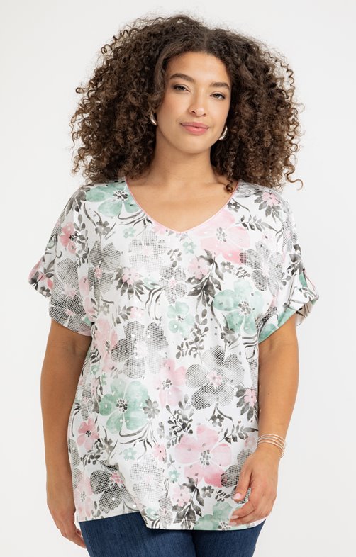 Tee-shirt imprimé floral