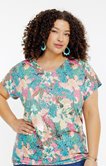 Tee-shirt à imprimé tropical 