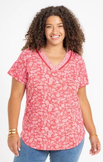 Tee-shirt imprimé bicolore