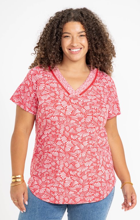 Tee-shirt imprimé bicolore