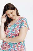 Tee-shirt à imprimé fleurs