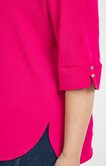 Chemise avec boutons coquillages