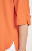 Chemise avec boutons coquillages
