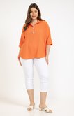 Chemise avec boutons coquillages