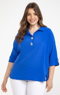 Chemise avec boutons fantaisies