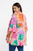 Tunique imprimée avec broderies