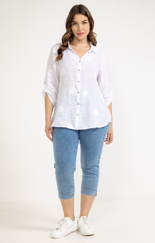 Pantacourt jean strass