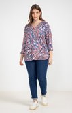 Chemisier à imprimé floral