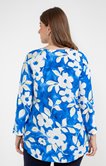 Chemisier col tunisien imprimé