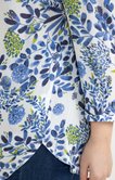 Chemisier imprimé col tunisien