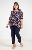Tunique fluide à imprimé floral