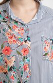 Chemise imprimée florale