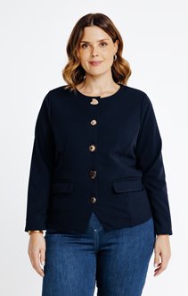 Veste avec boutons fantaisies