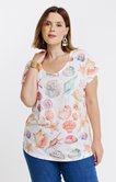 Tee-shirt imprimé coquillages