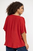 Tee-shirt forme poncho