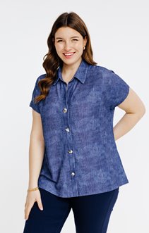 Tee-shirt forme chemise