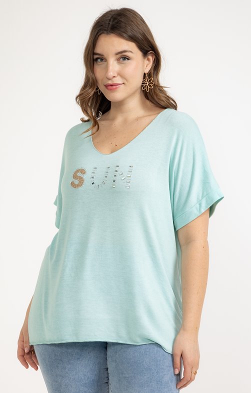 Tee-shirt avec écriture