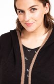 CARDIGAN COL CAPUCHE