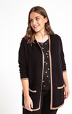 CARDIGAN COL CAPUCHE