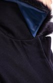 MANTEAU COL FAUSSE FOURRURE