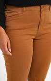 Pantalon droit en satin