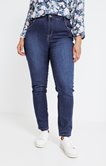 Pantalon taille élastiquée denim