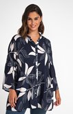 Chemisier plissé imprimé