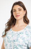 Tee-shirt maille fine imprimé