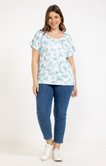 Tee-shirt maille fine imprimé