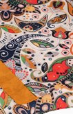 Foulard motifs multicolores
