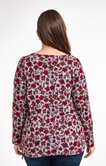 Tee-shirt imprimé fleurs avec strass