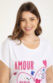Tee-shirt imprimé placé