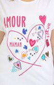 Tee-shirt imprimé placé
