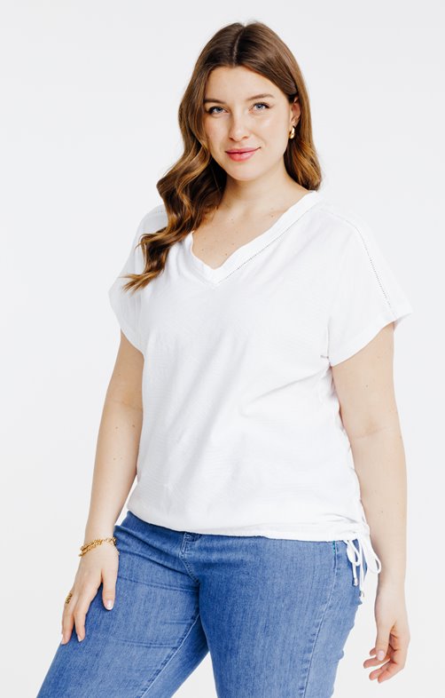 Tee-shirt jacquard maille 