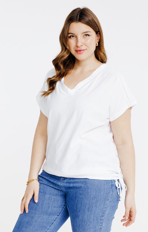 Tee-shirt jacquard maille 