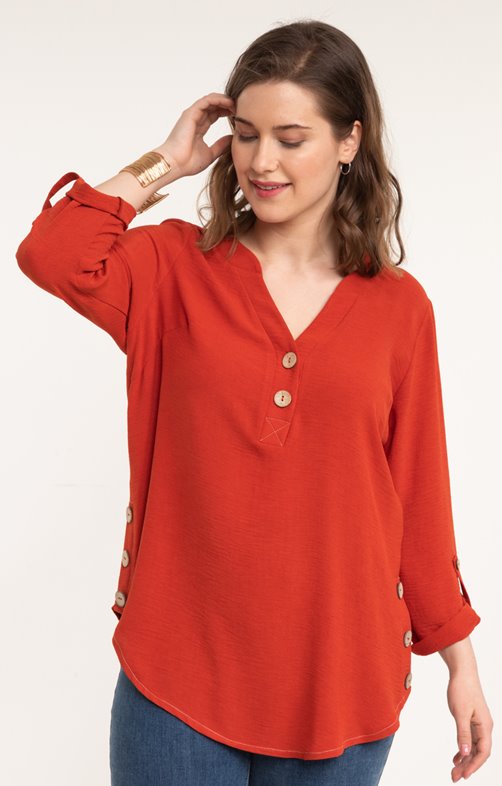 ITALY MODA Tunique Shirt Top Chemisier überröße 44 46 48 50 52 Nº 81