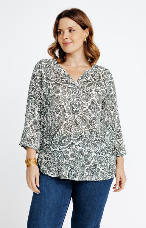 Chemisier encolure tunisienne 