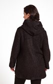 MANTEAU À CAPUCHE POCHES ZIPPÉES