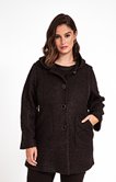 MANTEAU À CAPUCHE POCHES ZIPPÉES