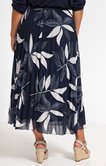 Jupe plissée imprimé fleur