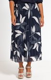 Jupe plissée imprimé fleur