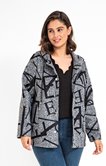 VESTE EN BOUCLETTE À CAPUCHE