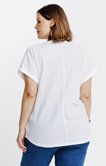 Tee-shirt avec patchs fleurs