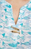 Tee-shirt imprimé poissons