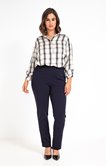 Pantalon droit détail en twill