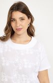 Tee-shirt jacquard 3D dos jersey