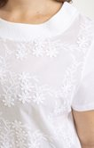 Tee-shirt jacquard 3D dos jersey