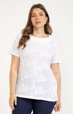 Tee-shirt jacquard 3D dos jersey