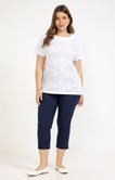 Tee-shirt jacquard 3D dos jersey