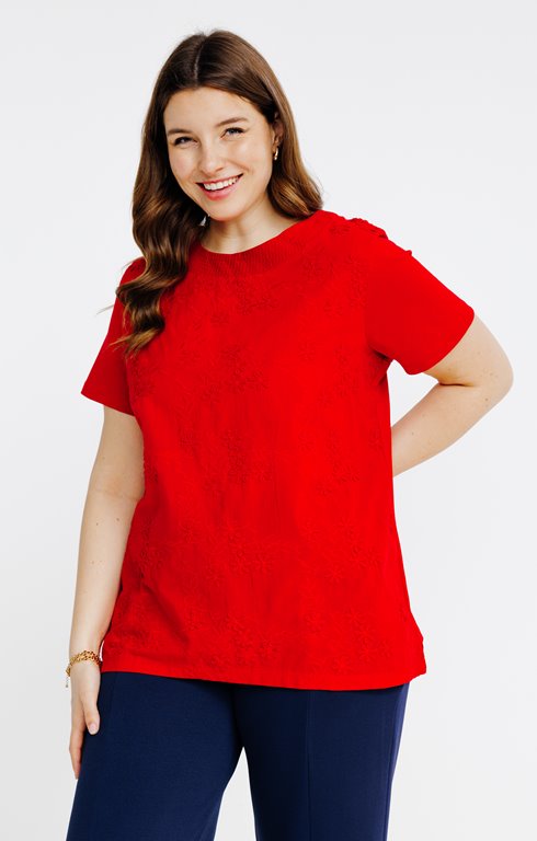 Tee-shirt jacquard 3D dos jersey